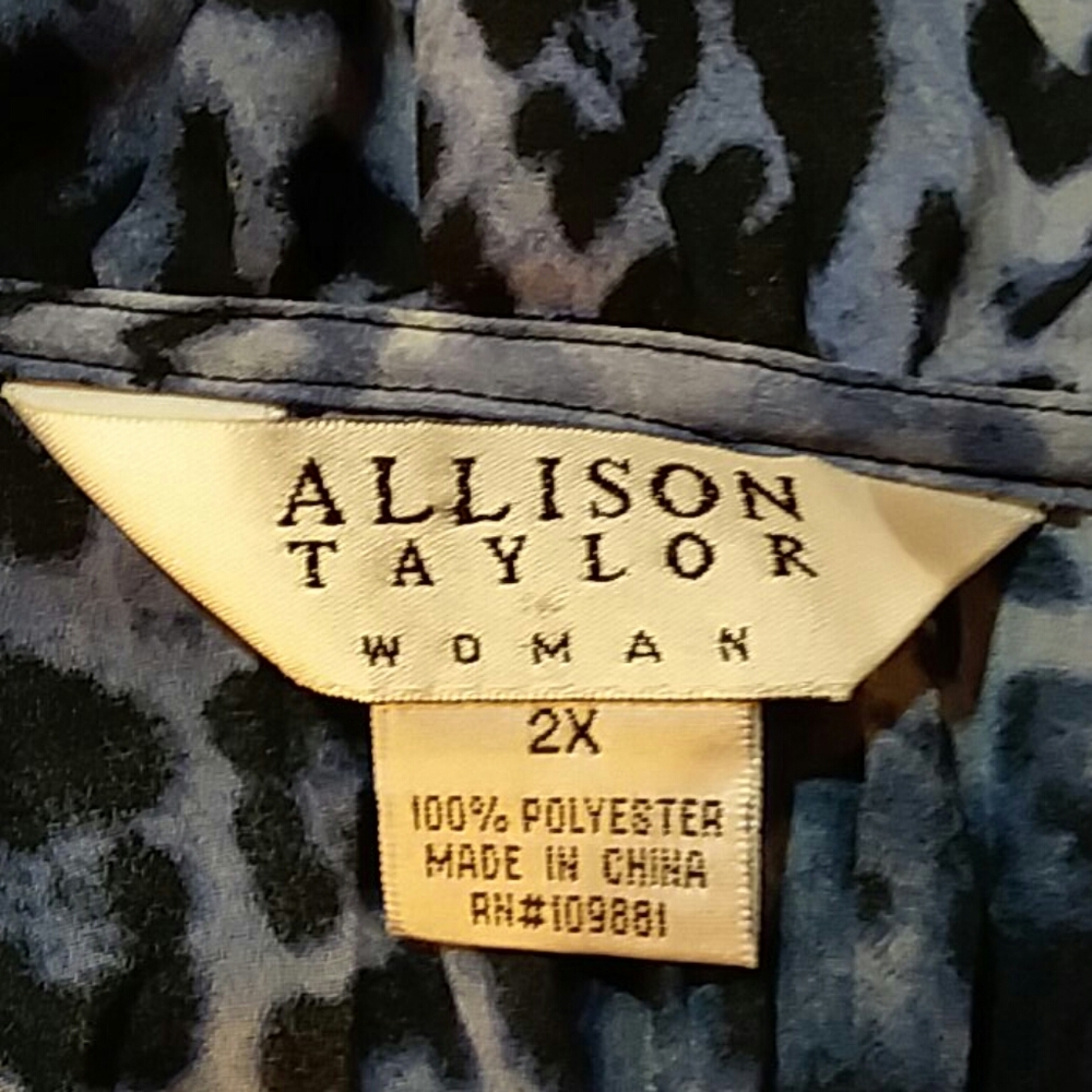 Allison Taylor Ruffle Neck Blouse - Picture 4 of 4